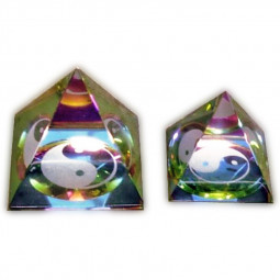 Pyramide de Cristal Yin & Yang