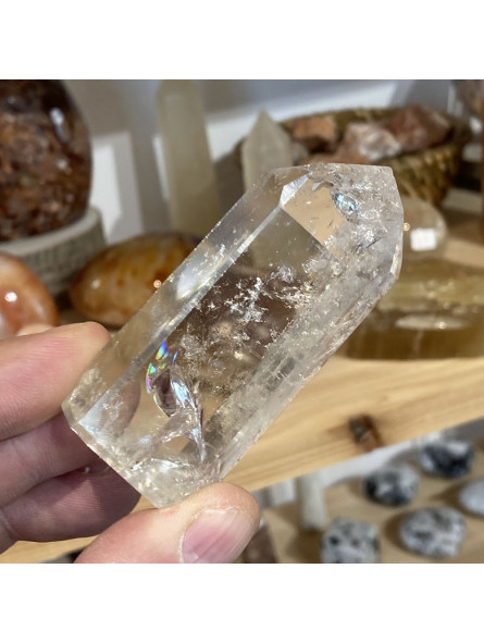 Pointe en Cristal de Roche - 97 Grammes