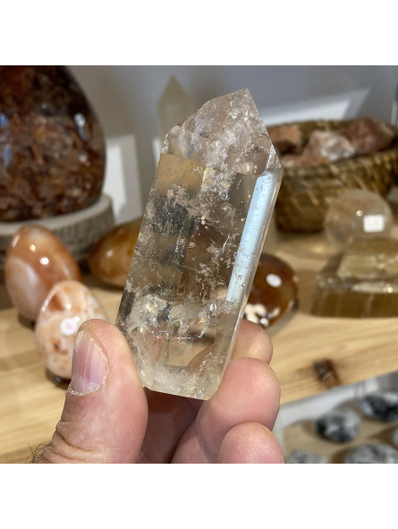 Pointe en Cristal de Roche - 97 Grammes