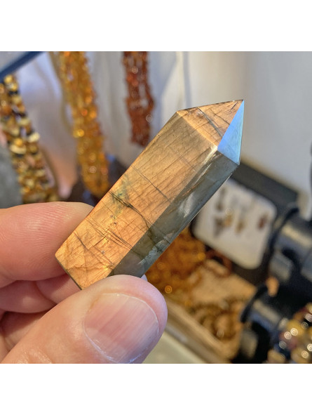 Pointe en Labradorite - 30 Grammes