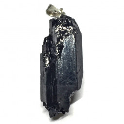 Pendentif en Tourmaline Noire Radial Brute - 3 cm