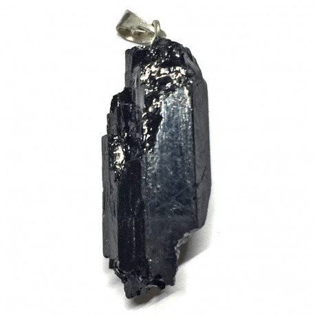 Pendentif en Tourmaline Noire Radial Brute - 3 cm