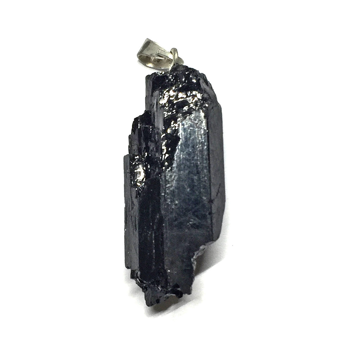 Pendentif en Tourmaline Noire Radial Brute - 3 cm