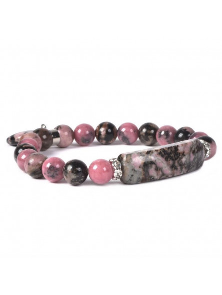 Bracelet Charme en Rhodonite
