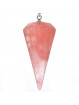Pendule Cône en Quartz Hématoïde Pendule Cône en Quartz Hématoïde