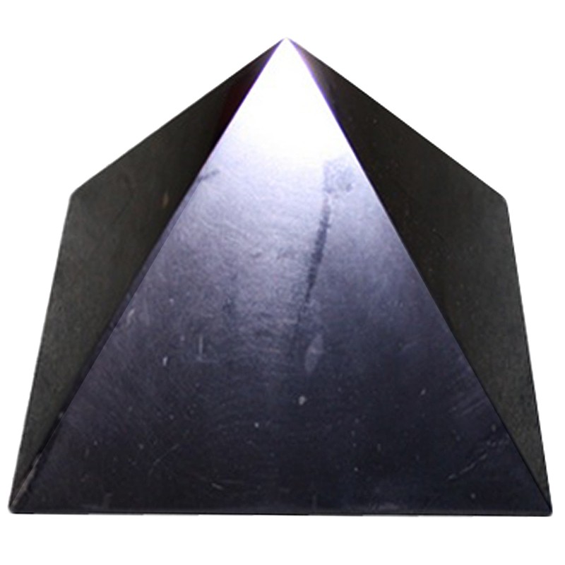 Pyramide en Shungite Polie de 7 cm