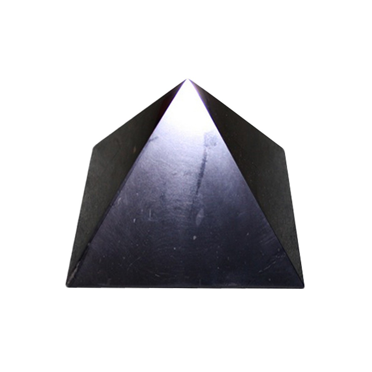 Pyramide en Shungite Polie de 7 cm