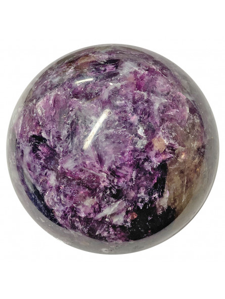 Sphère en Lépidolite Violette EXTRA - 320 Grammes