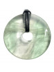 Pendentif en Fluorite Verte - Donut de 4 cm