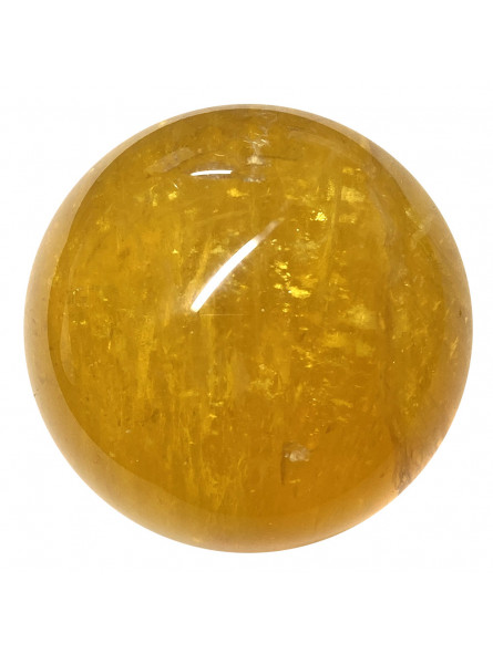 Sphère en Fluorite Jaune - 44 mm