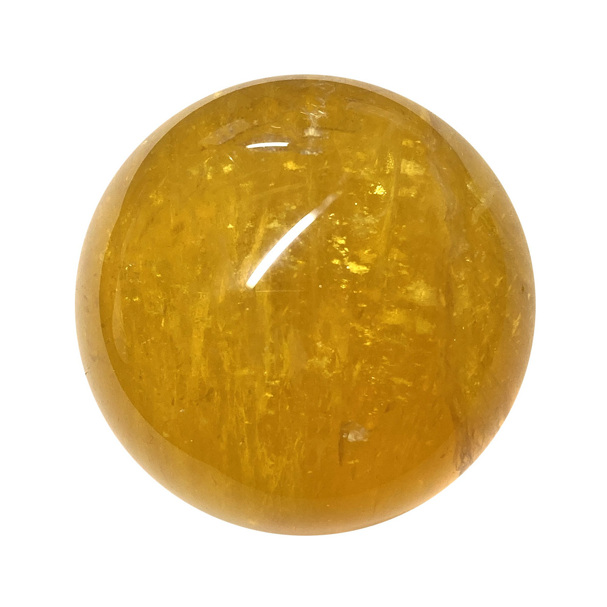 Sphère en Fluorite Jaune - 44 mm