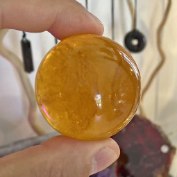 Sphère en Fluorite Jaune - 44 mm