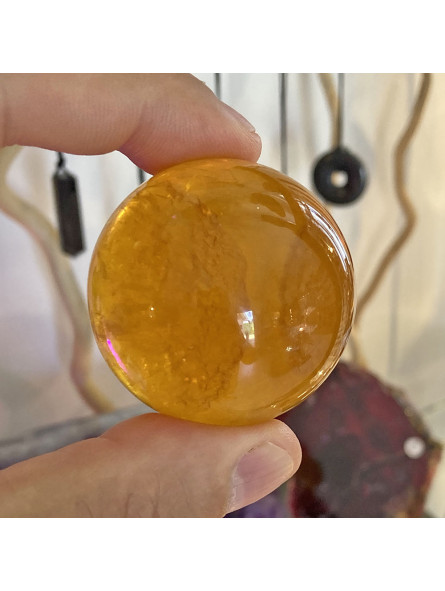 Sphère en Fluorite Jaune - 44 mm
