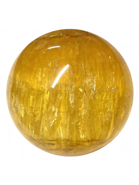Sphère en Fluorite Jaune - 50 mm
