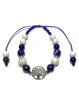 Bracelet Boules Macramé en Lapis Lazuli & Howlite