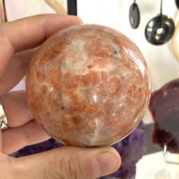 Sphère en Pierre de Soleil - 72 mm