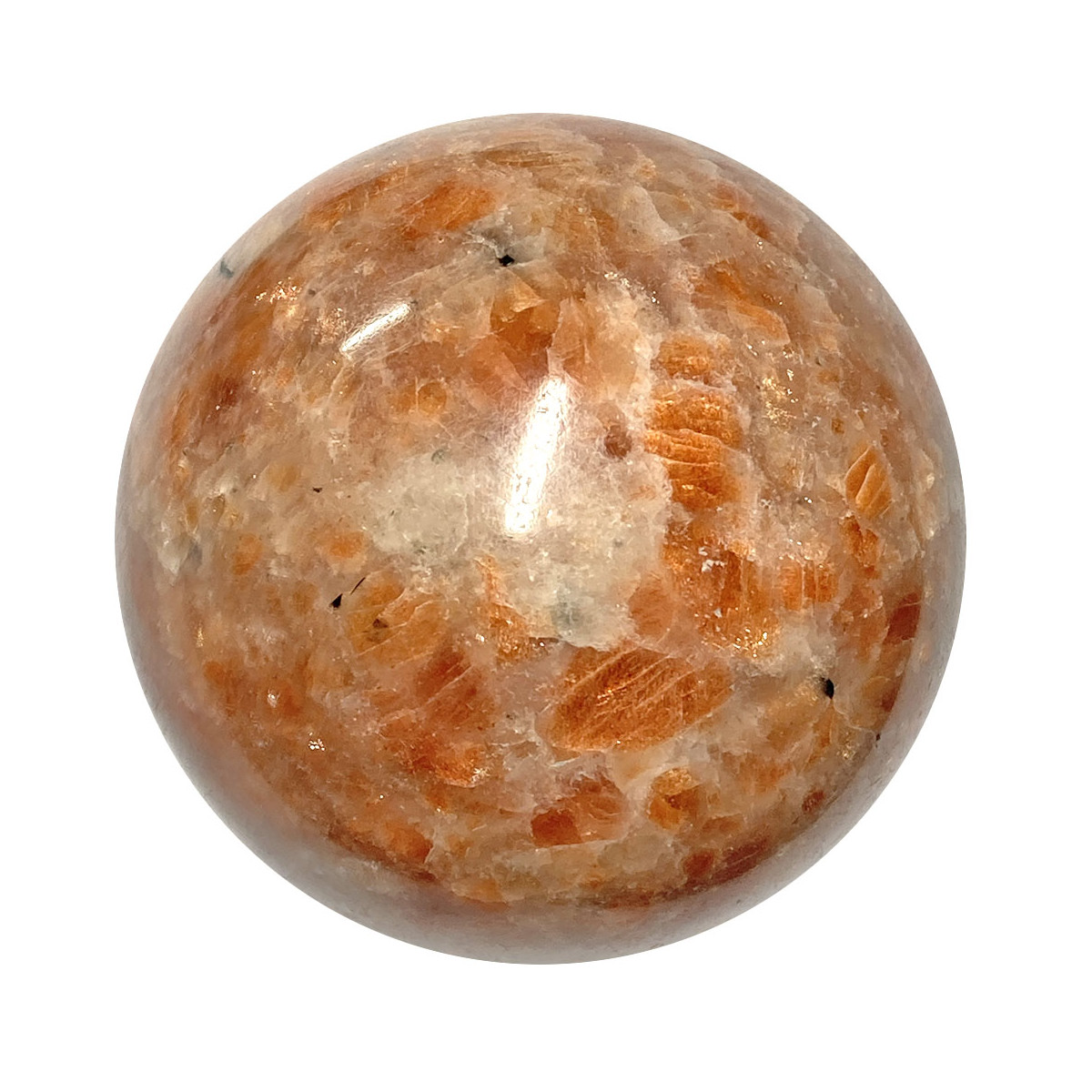 Sphère en Pierre de Soleil - 72 mm