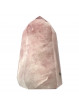 Pointe en Quartz Rose - 84 mm