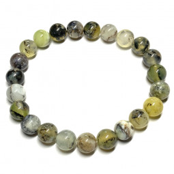 Bracelet en Jaspe Opale - Boules de 8 mm