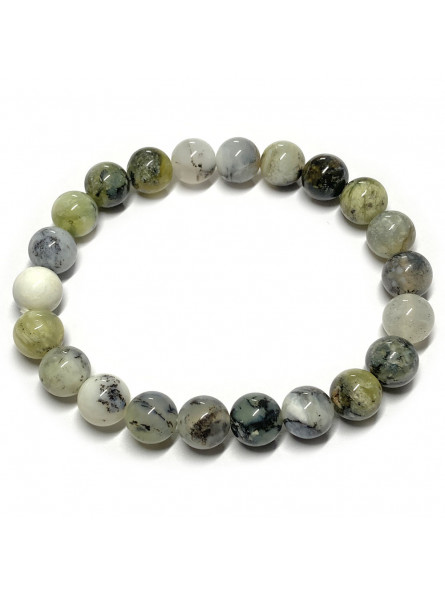 Bracelet en Jaspe Opale - Boules de 8 mm