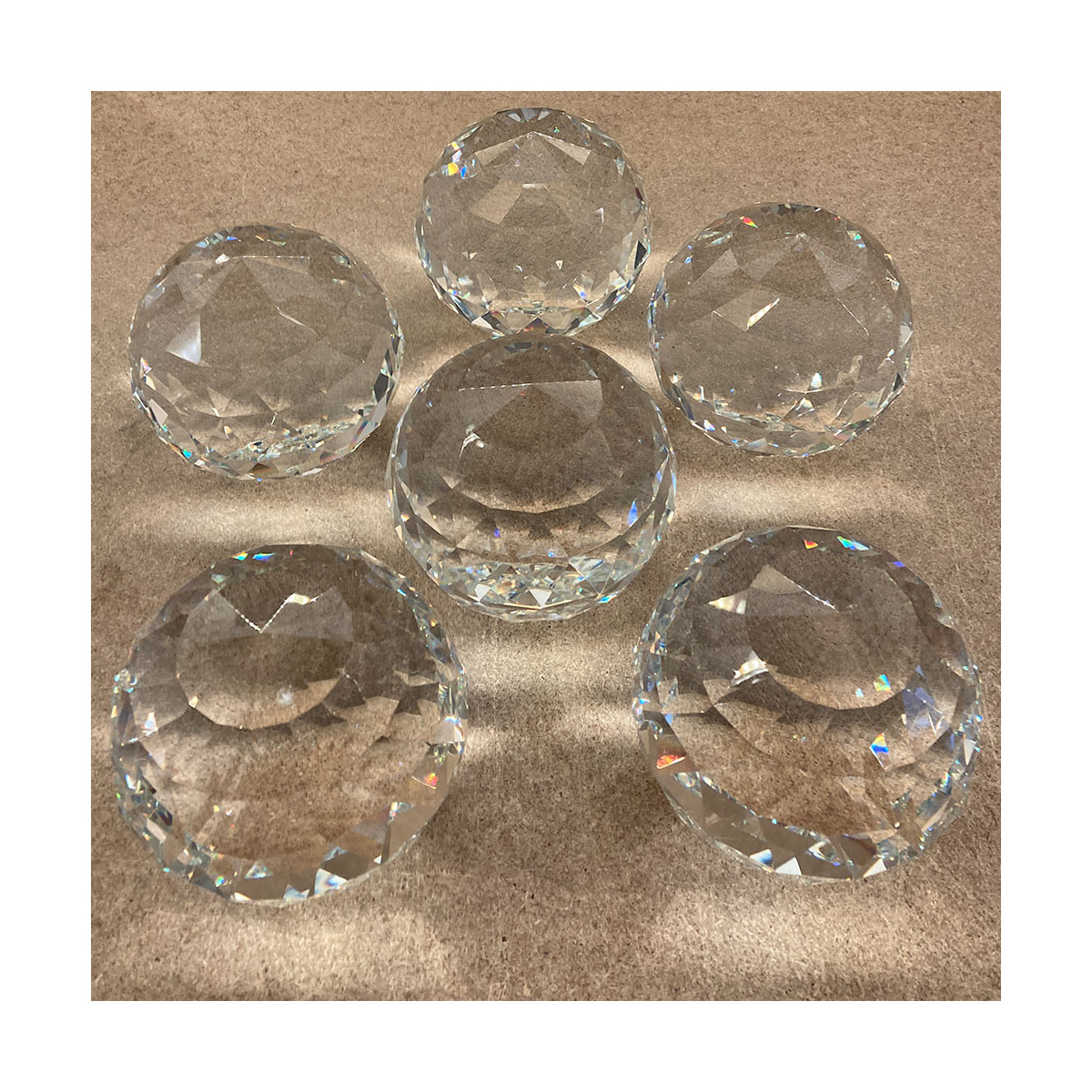 Boule Feng-Shui de Cristal Facetté