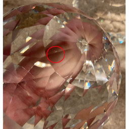 Boule Feng-Shui de Cristal Facetté