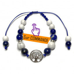 Bracelet Boules Macramé en...