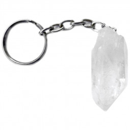 Porte-clés en Cristal de Roche