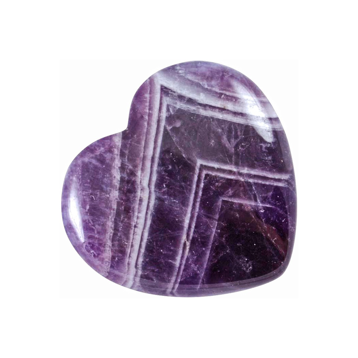Coeur en Améthyste - 4 cm