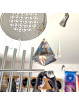 Cône de Cristal Feng-Shui Arc en Ciel