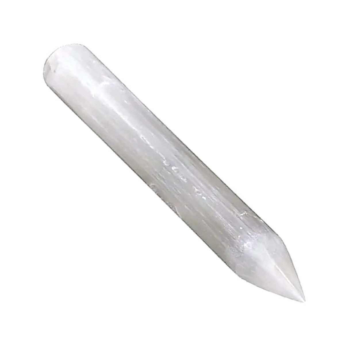 Bâton de massage en Sélénite avec pointe