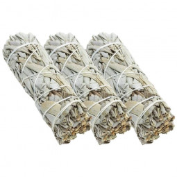 Lot de 3 Fagots de Sauge Blanche