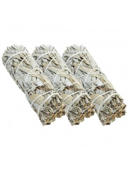 Lot de 3 Fagots de Sauge Blanche