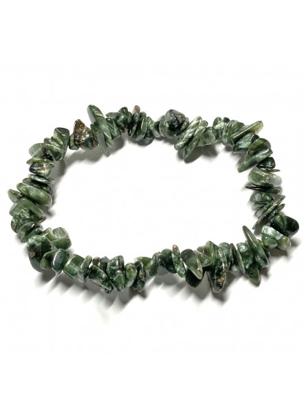 Bracelet en Séraphinite de Style Baroque