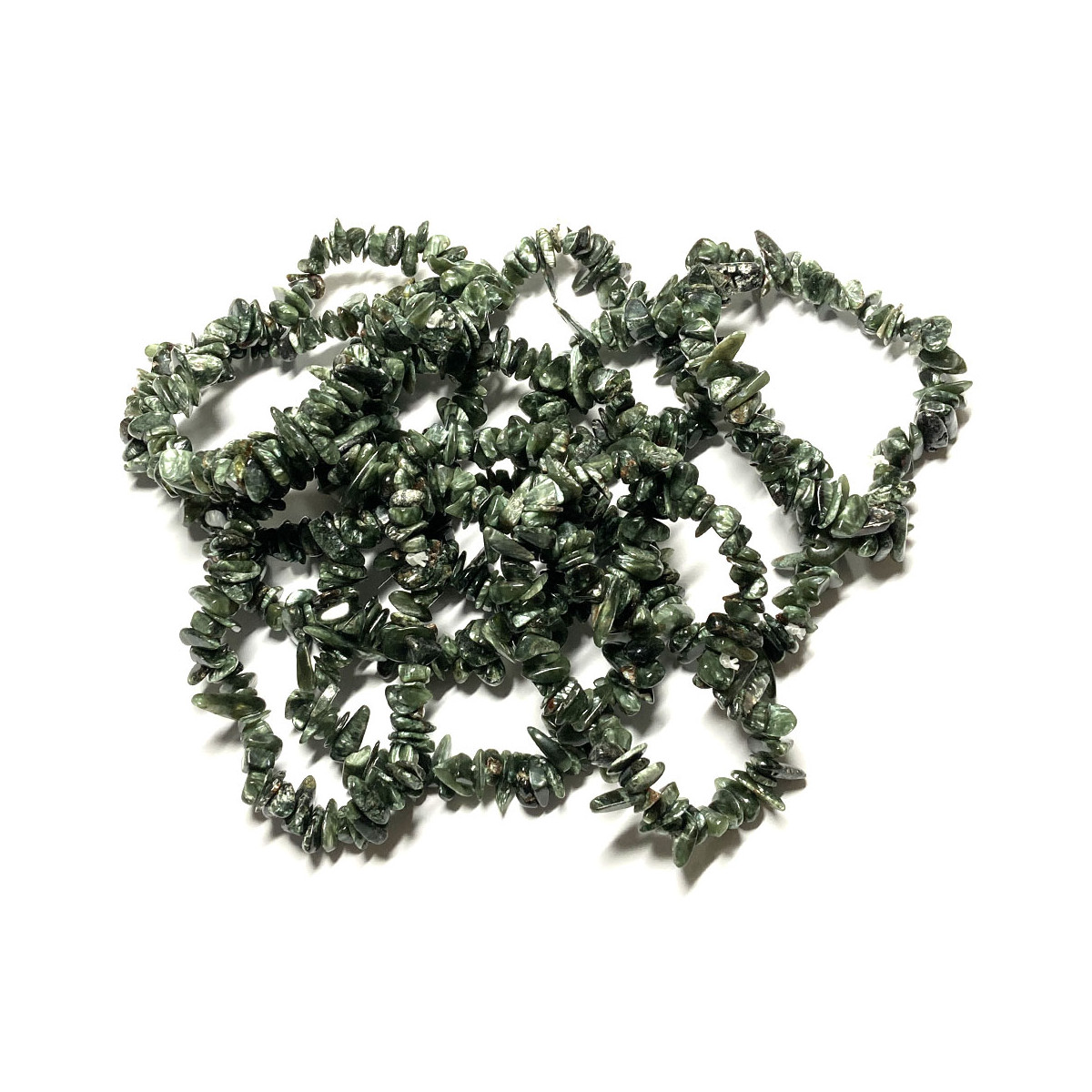 Bracelet en Séraphinite de Style Baroque