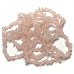 Bracelet en Quartz Rose de Style Baroque