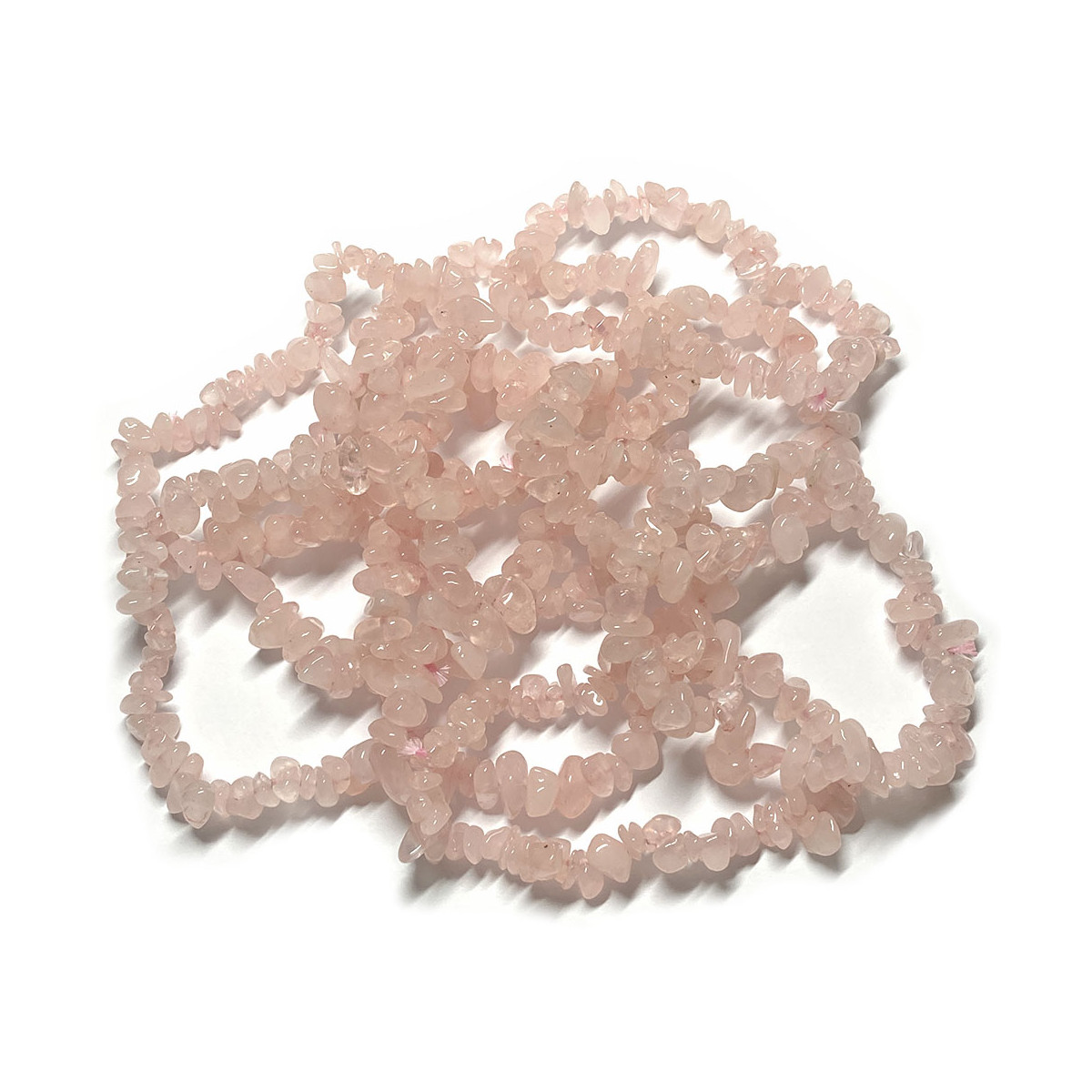 Bracelet en Quartz Rose de Style Baroque