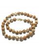 Collier en Jaspe Léopard - Boules de 8mm