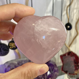 Coeur en Quartz Rose - 205 Grammes
