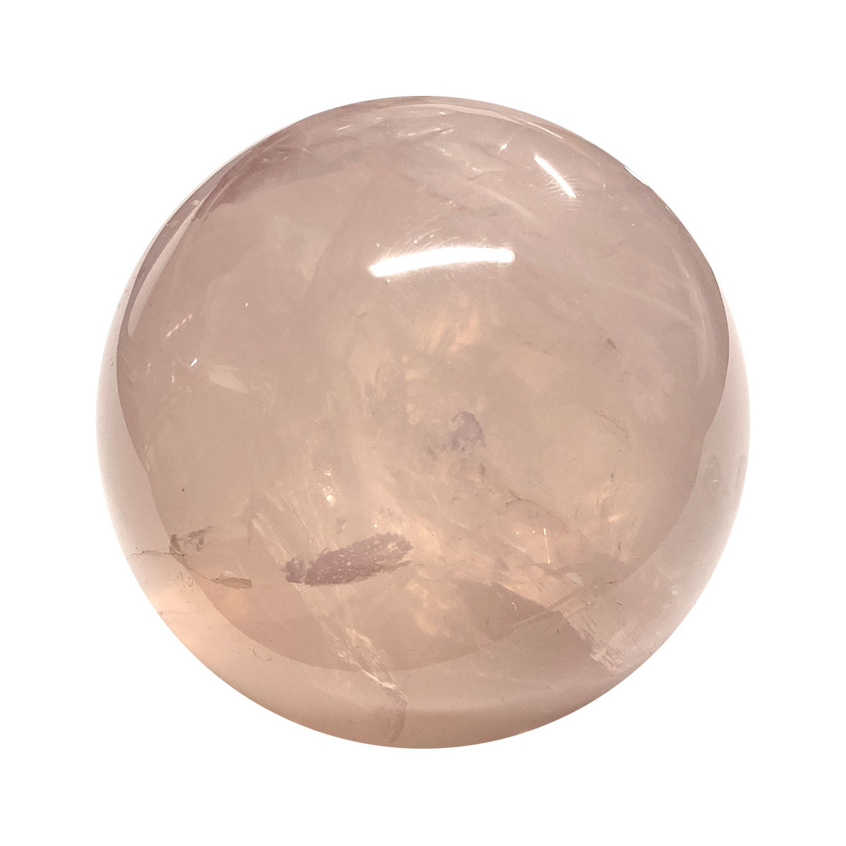 Sphère en Quartz Rose Étoilé - 700 Grammes