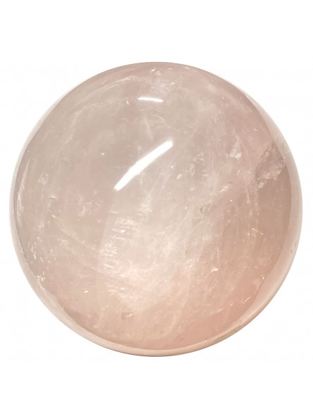Sphère en Quartz Rose de 11 cm