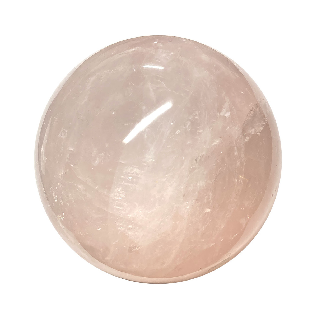 Sphère en Quartz Rose de 11 cm