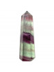 Pointe en Fluorite Multicolore - 60 Grammes