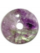 Pendentif en Fluorite Multicolore - Donut de 3 cm