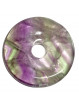 Pendentif en Fluorite Multicolore - Donut de 3 cm