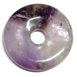Pendentif en Améthyste - Donut de 30 mm