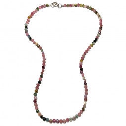 Collier en Tourmaline Multicolore