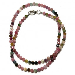 Collier en Tourmaline Multicolore