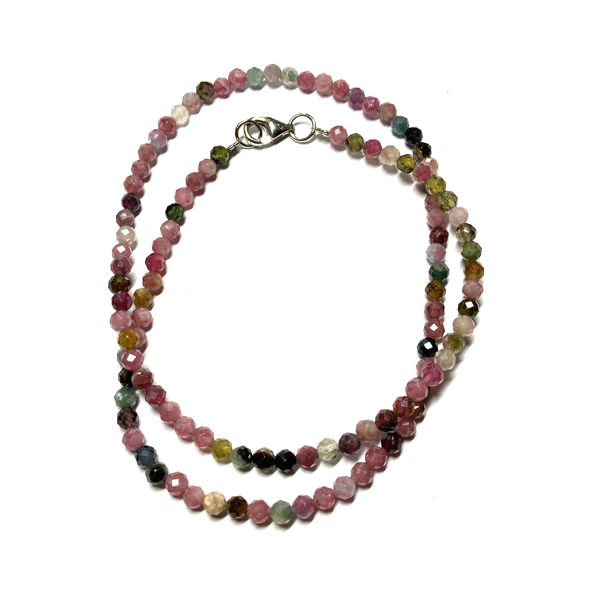 Collier en Tourmaline Multicolore