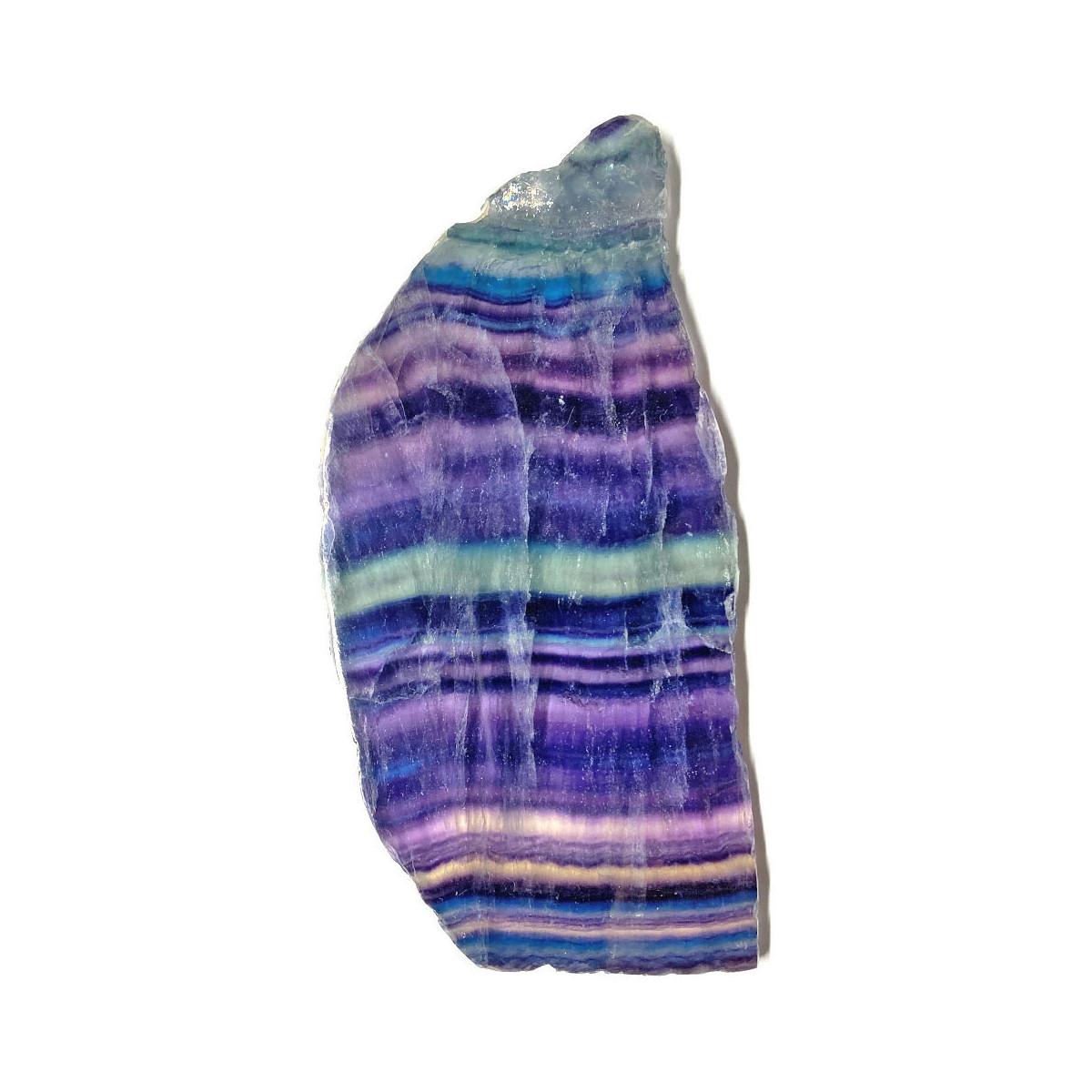 Plaque de Fluorite Multicolore - 114 Grammes